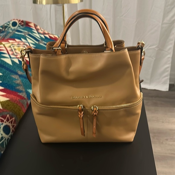 Dooney & Bourke Toffee Satchel - Picture 1 of 7